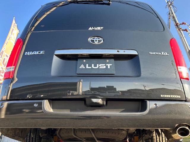 ハイエースバン スーパーＧＬ　ダークプライムＩＩ　カスタムカー・アルパイン１１インチＢＩＧ　Ｘナビ・リアモニター・天井スピーカー・高音質・バッドパネル・モデリスタエアロ・新品ホイール・タイヤ・ローダウン・車中泊ベッドキット・１２カ月無償保証（66枚目）