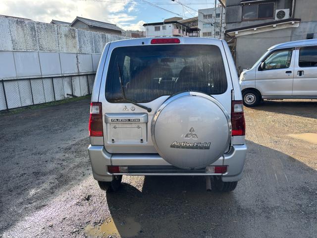 パジェロミニ アクティブフィールドエディション　タイミングベルト交換済み　タイヤ４本交換　ナビ　４ＷＤ　ターボ（10枚目）