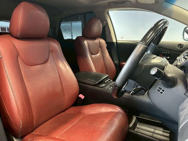 ＲＸ ＲＸ４５０ｈ　バージョンＬ　（サンルーフ）（純正エアサス）（禁煙車）（後期型）（茶本革シート）（純正ＨＤＤナビ）（シートヒーター＆エアコン）（１００Ｖ電源）（４ＷＤ）（クルコン）（ＬＥＤヘッドライト）（モデリスタ１９インチＡＷ）（21枚目）