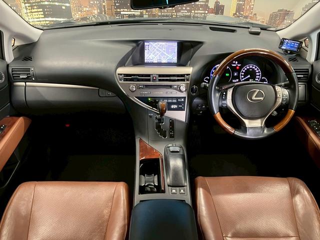 ＲＸ ＲＸ４５０ｈ　バージョンＬ　（禁煙車）（後期型）（１オーナー）（４ＷＤ）（アピアランスパッケージ）（茶本革）（メーカーナビ）（バックカメラ）（パワーバックドア）（シートヒーター）（ＬＥＤヘッド）（ＥＴＣ）（純正１９インチＡＷ）（5枚目）