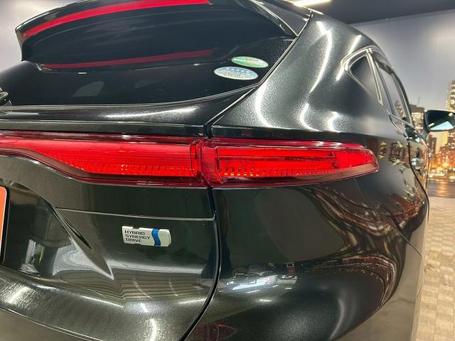ハリアーハイブリッド Ｚ　（禁煙車）（黒半革）（メーカーナビ）（ＪＢＬサウンド）（パノラマビューモニター）（トヨタセーフティーセンス）（ＬＥＤヘッド）（クリアランスソナー）（ＢＳＭ）（レーダークルーズ）（純正１９インチＡＷ）（46枚目）
