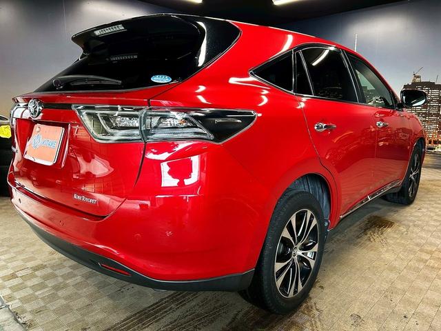 ハリアー プレミアム　アドバンスドパッケージ　スタイルモーヴ　（禁煙車）（ＪＢＬサウンド）（黒半革シート）（レーダークルーズ）（メーカーメモリナビ）（全周囲カメラ）（パワーバックドア）（プリクラッシュセーフティ）（ビルトインＥＴＣ）（純正１８インチＡＷ）（27枚目）