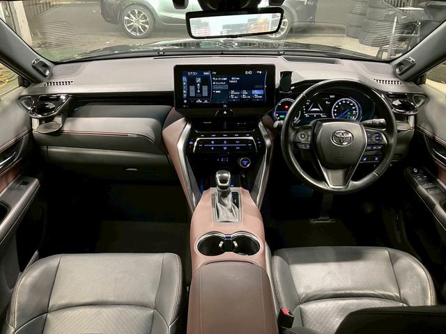 ハリアーハイブリッド Ｚ　レザーパッケージ　（禁煙車）（黒本革）（全周囲カメラ）（メーカーメモリナビ）（レーダークルーズコントロール）（シートヒーター＆エアコン）（パワーシート）（ＪＢＬサウンド）（ＬＥＤヘッドライト）（純正１９インチＡＷ）（5枚目）