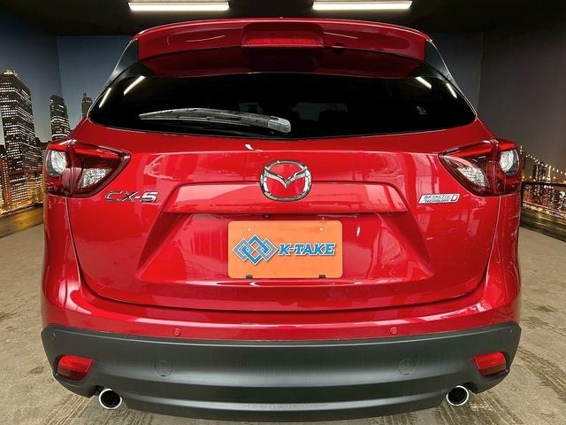 ＣＸ－５ ＸＤ　Ｌパッケージ　（禁煙車）（後期型）（ＢＯＳＥサウンド）（黒本革シート）（レーダークルーズ）（メーカーＳＤナビ）（シートヒーター）（クリアランスソナー）（衝突軽減ブレーキ）（ビルトインＥＴＣ）（純正１９インチＡＷ）（25枚目）
