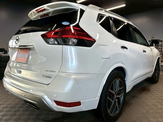 エクストレイル モード・プレミアｉ　ハイブリッド　（禁煙車）（４ＷＤ）（黒本革）（純正ＳＤナビ）（全周囲カメラ）（クリアランスソナー）（ＬＥＤヘッドライト）（フルフラット）（ダウンヒル）（シートヒーター）（アイドリングストップ）（純正１９インチＡＷ）（25枚目）