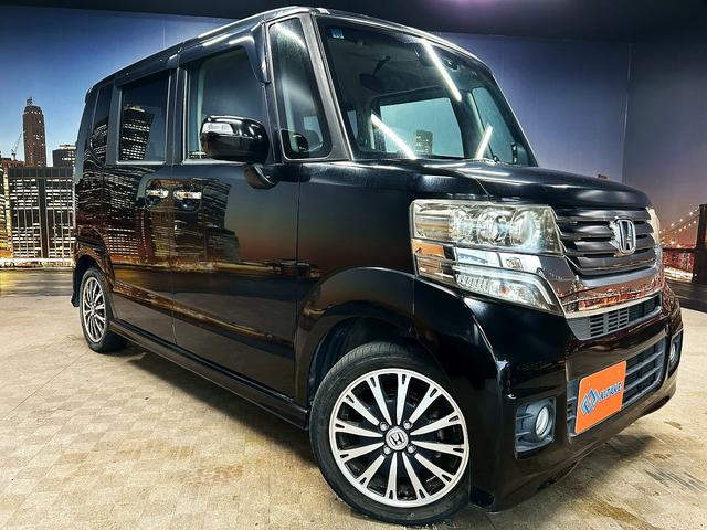 N-BOXカスタム G・ターボAパッケージ (禁煙車)(両側パワースライドドア)(ターボ)(クルコン)(ケンウッドメモリナビ)(バックカメラ)(チップアップシート)(HIDヘッドライト)(プッシュスタート&スマートキー)(純正15インチAW(19枚目)