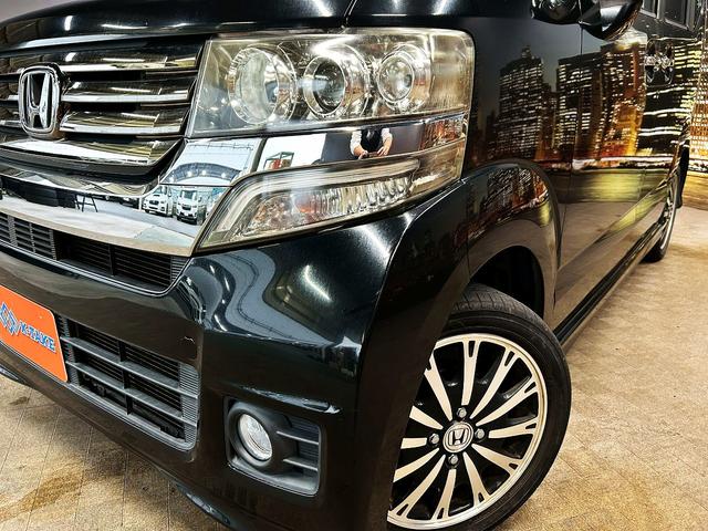 N-BOXカスタム G・ターボAパッケージ (禁煙車)(両側パワースライドドア)(ターボ)(クルコン)(ケンウッドメモリナビ)(バックカメラ)(チップアップシート)(HIDヘッドライト)(プッシュスタート&スマートキー)(純正15インチAW(24枚目)