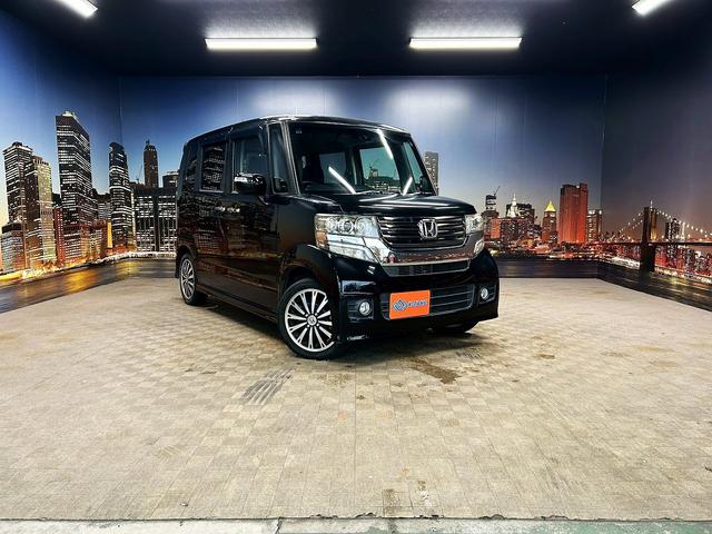 N-BOXカスタム G・ターボAパッケージ (禁煙車)(両側パワースライドドア)(ターボ)(クルコン)(ケンウッドメモリナビ)(バックカメラ)(チップアップシート)(HIDヘッドライト)(プッシュスタート&スマートキー)(純正15インチAW(46枚目)