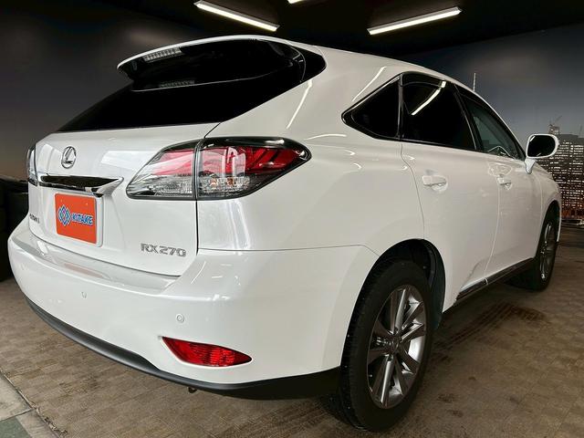 RX RX270 (禁煙車)(メーカーHDDナビ)(バック&サイドカメラ)(ヘッドライトウォッシャー)(オートライト)(LEDヘッドライト)(クリアランスソナー)(プッシュスタート&スマートキー)(純正19インチ)(18枚目)