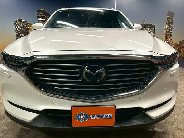 CX-8 XD Lパッケージ (禁煙車)(3列シート)(4WD)(フリップダウン)(黒本革)(純正SDナビ)(全周囲カメラ)(LEDヘッドライト)(室内灯LED)(レーダークルーズコントロール)(純正19インチAW)(24枚目)