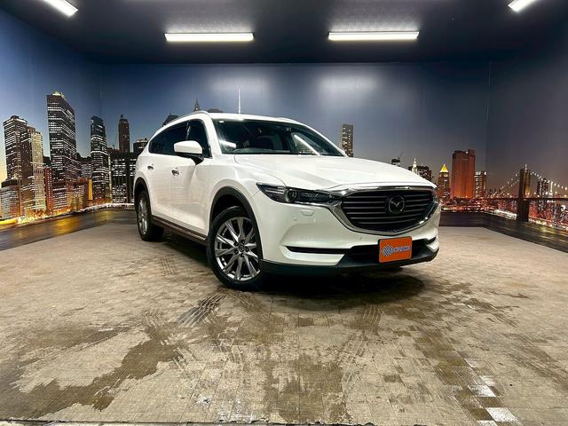 CX-8 XD Lパッケージ (禁煙車)(3列シート)(4WD)(フリップダウン)(黒本革)(純正SDナビ)(全周囲カメラ)(LEDヘッドライト)(室内灯LED)(レーダークルーズコントロール)(純正19インチAW)(64枚目)