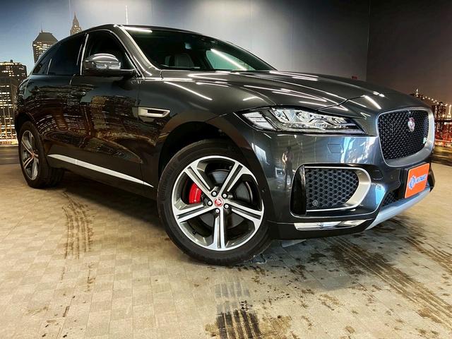 Fペイス S 4WD(禁煙車)(茶本革シート)(クルコン)(全周囲カメラ)(メーカーナビ)(シートヒーター&エアコン)(パワーバックドア)(パドルシフト)(LEDヘッドライト)(ETC)(純正20インチAW)(23枚目)