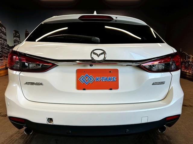 アテンザワゴン ＸＤ　Ｌパッケージ　（禁煙車）（黒本革シート）（ＢＯＳＥサウンド）（レーダークルーズ）（ルーフレール）（メーカーナビ）（ヒーター付パワーシート）（パドルシフト）（ＢＳＭ）（ビルトインＥＴＣ）（純正１９インチＡＷ）（24枚目）