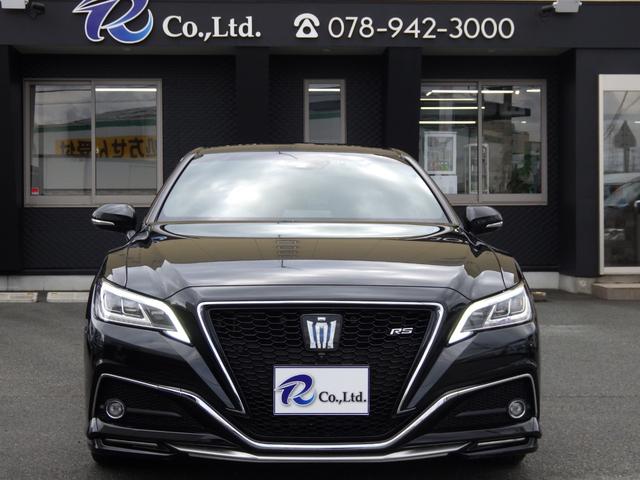 クラウンハイブリッド RSアドバンス Four・TRDエアロ・ナビTV・PCS 4WD TRDエアロ メーカーナビ フルセグ バックカメラ デジタルインナーミラー ヘッドアップディスプレイ プリクラッシュセーフティー BSM レーダークルーズ LTA ハーフレザーシート ETC(2枚目)