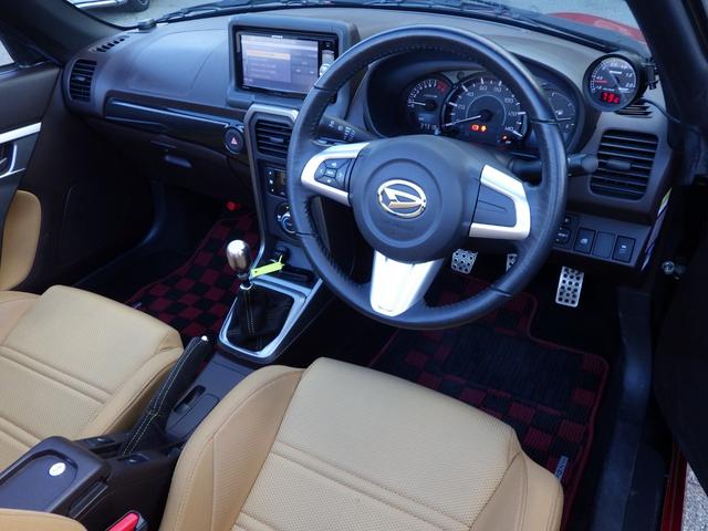 コペン ローブ・電動オープン・5速MT・ナビ・ETC 電動オープン・5速マニュアル・カロッツェリアナビ・16インチアルミ・Pivotブースト計・LEDヘッドライト・プッシュスタート・スマートキー・シートヒーター・ステアリングリモコン・フォグランプ・ETC(10枚目)