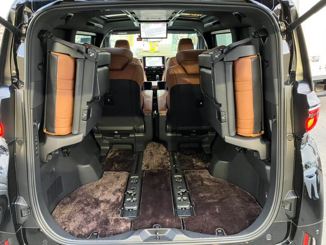 ヴェルファイアハイブリッド エグゼクティブラウンジ・ＪＢＬ・リアエンター・ムーンルーフ　ＪＢＬプレミアムサウンド　１４インチナビＴＶ　１４インチリアエンター　左右独立ムーンルーフ　ブラウン本革シート　エグゼクティブラウンジシート　セーフティセンス　ユニバーサルステップ（35枚目）