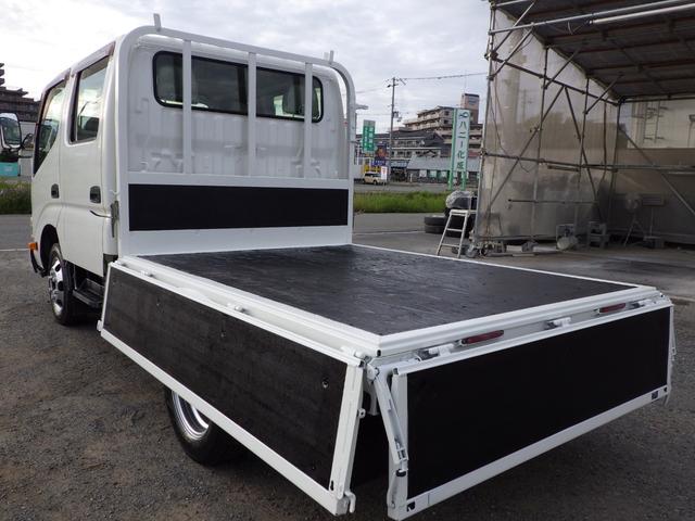トヨエース 平ボディ　Ｗキャブ　１．１トン　全低床　ＭＴ　ディーゼル　荷台内寸　２０８×１５９×３８　車両外寸　４６９×１６９×１９８　車両総重量３．５ｔ未満　新普通免許証　４ナンバー　エンジン型式　１ＫＤ　３０００ｃｃ　保証付　小型　トラック（22枚目）