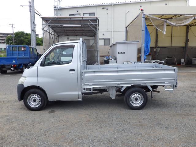 タウンエーストラック 平ボディ　０．８ｔ　ＭＴ　ガソリン　０．８トン　普通免許　荷台内寸　２５０×１６０×３６　車両外寸　４２７×１６７×１８９　車両総重量３．５ｔ未満　新普通免許証　４ナンバー　エンジン型式　３ＳＺ　１５００ＣＣ　保証付　小型　トラック（2枚目）