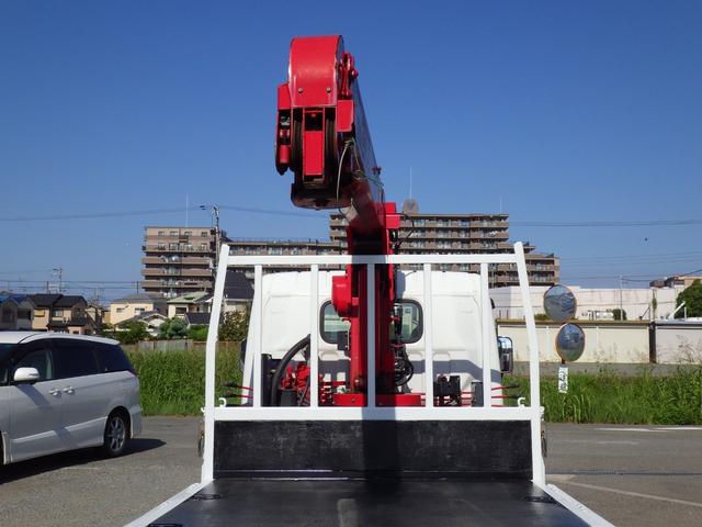 キャンター ３段クレーン　積載３ｔ　高床　ＭＴ　ディーゼル　荷台内寸３６９×１７９×３８　車両外寸５９８×１９３×２６４　車両総重量７．５ｔ未満　準中型免許証　１ナンバー　エンジン型式４Ｐ１０　３０００ＣＣ　保証付　小型　トラック（18枚目）