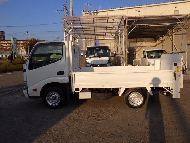 ダイナトラック 平ボディ 垂直PG 積載0.95t 低床 AT ディーゼル 荷台内寸289×160×38 車両外寸452×170×196 車両総重量3.5t未満 新普通免許証 4ナンバー エンジン型式1KD 3000CC 保証付 小型 トラック(3枚目)