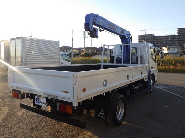 キャンター ３段クレーン　積載３ｔ　高床　ＭＴ　ディーゼル　荷台内寸３７３×１７８×３８　車両外寸５９８×１９３×２７２　車両総重量７．５ｔ未満　準中型免許証　１ナンバー　エンジン型式４Ｐ１０　３０００ＣＣ　保証付　小型　トラック（22枚目）