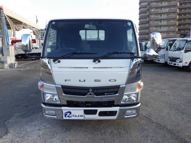 キャンター 平ボディ 積載2t 10尺 全低床 AT ディーゼル 荷台内寸310×160×38 車両外寸469×169×197 車両総重量5.0t未満 準中型免許 4ナンバー エンジン型式 4P10 3000cc 保証付 小型 トラック(4枚目)