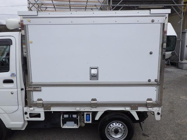 キャリイトラック 移動販売車　中温　８ナンバー　ＡＴ　積載３５０ｋｇ　三菱製冷蔵庫　設定温度－５℃〜２４℃　荷台内室１８０×１３７×１２０　車両外寸３３９×１４７×１２０　車両総重量３．５ｔ未満　新普通免許　８ナンバー　エンジン型式：Ｒ０６Ａ　６６０ｃｃ　小型　トラック（36枚目）