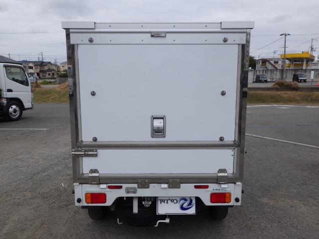 キャリイトラック 移動販売車　中温　８ナンバー　ＡＴ　積載３５０ｋｇ　三菱製冷蔵庫　設定温度－５℃〜２４℃　荷台内室１８０×１３７×１２０　車両外寸３３９×１４７×１２０　車両総重量３．５ｔ未満　新普通免許　８ナンバー　エンジン型式：Ｒ０６Ａ　６６０ｃｃ　小型　トラック（37枚目）