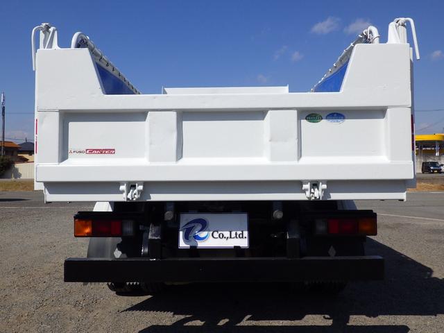 キャンター ダンプ　３ｔ　１０尺　標準　全低床　ＭＴ　ディーゼル　荷台内寸　３０５×１５９×３７　車両外寸　４６９×１６９×１９９　車両総重量　７．５ｔ未満　準中型免許　４ナンバー　エンジン型式　４Ｐ１０　１５０ＰＳ　３０００ｃｃ　保証付　小型　トラック（56枚目）