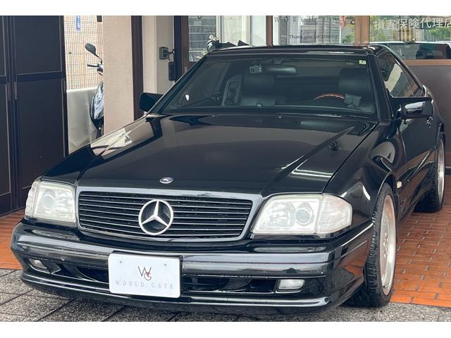 ＳＬ ＳＬ３２０　ブラックレザーシート・正規ディーラー車・社外ナビＴＶ地デジ・ＡＭＧ１８インチアルミ・社外エアロ、マフラー・左ハンドル・ＥＴＣ・ブラック色替え車輛（3枚目）