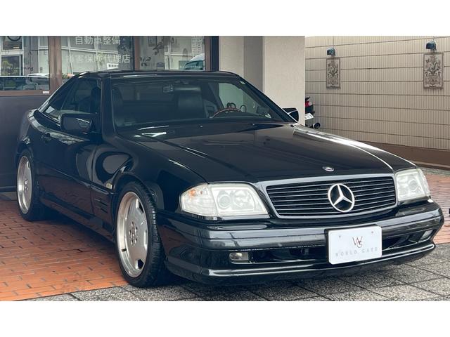 ＳＬ ＳＬ３２０　ブラックレザーシート・正規ディーラー車・社外ナビＴＶ地デジ・ＡＭＧ１８インチアルミ・社外エアロ、マフラー・左ハンドル・ＥＴＣ・ブラック色替え車輛（9枚目）