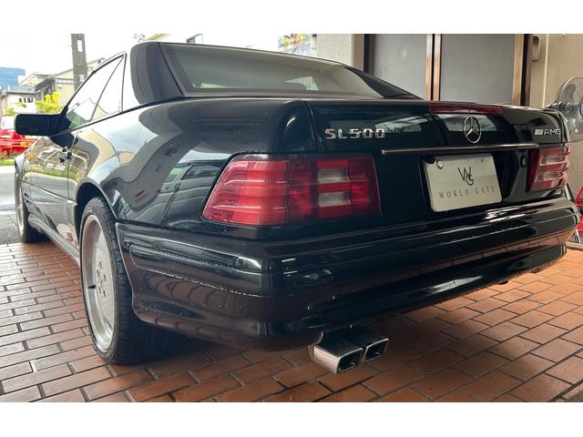 ＳＬ ＳＬ３２０　ブラックレザーシート・正規ディーラー車・社外ナビＴＶ地デジ・ＡＭＧ１８インチアルミ・社外エアロ、マフラー・左ハンドル・ＥＴＣ・ブラック色替え車輛（15枚目）
