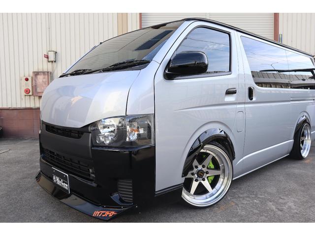 ハイエースバン ロングスーパーGL FABULOUS エアサス・BARONE XR-6・8ナンバー登録(4枚目)