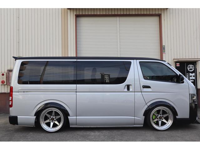 ハイエースバン ロングスーパーGL FABULOUS エアサス・BARONE XR-6・8ナンバー登録 ローダウン 両側スライドドア ETC CD/DVD フルセグ LEDヘッドランプ キーレスエントリー フルフラットシート(67枚目)