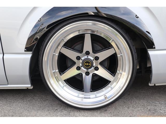 ハイエースバン ロングスーパーGL FABULOUS エアサス・BARONE XR-6・8ナンバー登録 ローダウン 両側スライドドア ETC CD/DVD フルセグ LEDヘッドランプ キーレスエントリー フルフラットシート(70枚目)