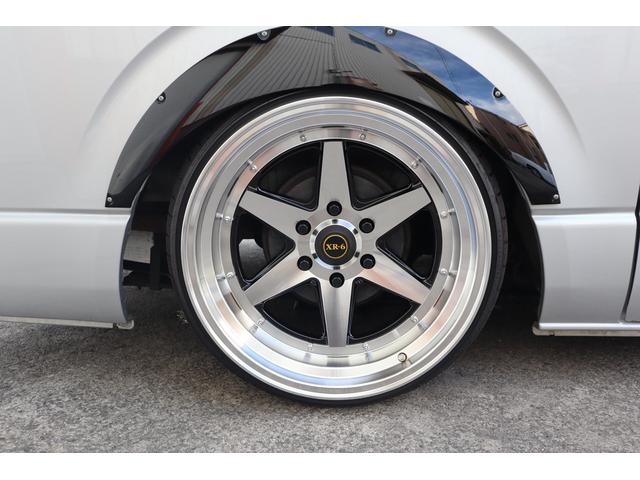 ハイエースバン ロングスーパーGL FABULOUS エアサス・BARONE XR-6・8ナンバー登録 ローダウン 両側スライドドア ETC CD/DVD フルセグ LEDヘッドランプ キーレスエントリー フルフラットシート(72枚目)