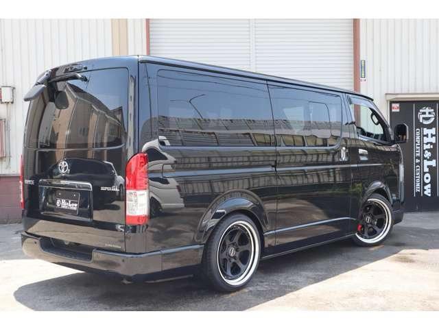 ハイエースバン スーパーGL ダークプライムII 新品ESSEX EL-19・フロントリップ・玄武(12枚目)