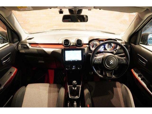 スイフトスポーツ ベースグレード 6MT ターボ TEIN車高調 全方位カメラ メモリーナビ ドラレコ フルセグTV CD再生 DVD再生 Bluetooth ETC シートヒーター ステリモ ACC 安全機能 フロアマット(22枚目)