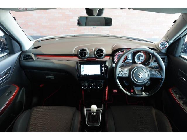 スイフトスポーツ ベースグレード ステリモ ACC フロアマット 6MT ターボ モンスター(マフラー・スプリング・17インチアルミ)モンスタースポーツフルレンジECU装着車 エアインクキット アイライン Defiブースト計 ナビ ドラレコ バックカメラ ETC(25枚目)