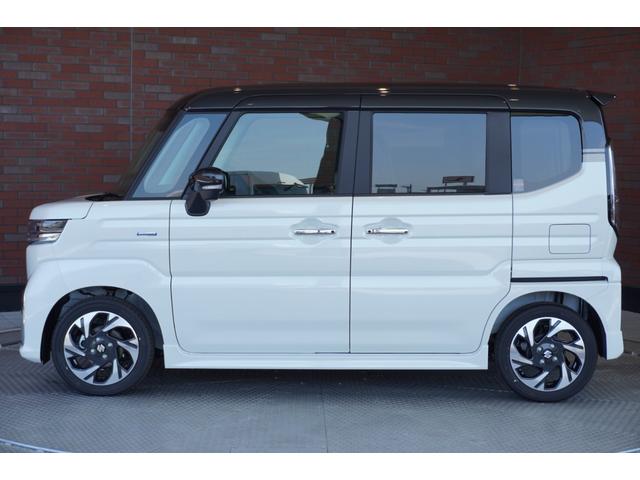 スペーシアカスタム ハイブリッドXSターボ 両側パワスラ 電格ミラー オートライト ステリモ ACC シートヒーター LEDヘッドライト アルミホイール 安全機能(6枚目)