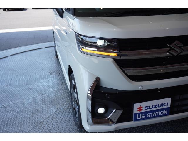 スペーシアカスタム ハイブリッドＸＳターボ　両側パワスラ　電格ミラー　オートライト　ステリモ　ＡＣＣ　シートヒーター　ＬＥＤヘッドライト　アルミホイール　安全機能（41枚目）
