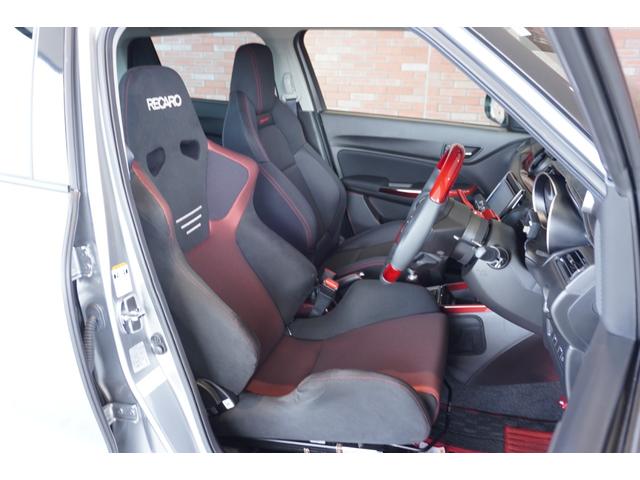 スイフトスポーツ ベースグレード 外クラッチペダル スピードリミッターカット ワンオーナー メモリーナビ 全方位カメラ SWKカーボンハンドル ETC フロアマット HKSマフラー・スーパーパワーフロウ ・シーケンシャルブローバルブ レカロシート TEIN車高調(21枚目)