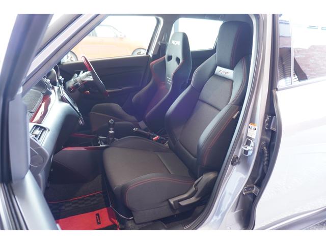 スイフトスポーツ ベースグレード 外クラッチペダル スピードリミッターカット ワンオーナー メモリーナビ 全方位カメラ SWKカーボンハンドル ETC フロアマット HKSマフラー・スーパーパワーフロウ ・シーケンシャルブローバルブ レカロシート TEIN車高調(23枚目)