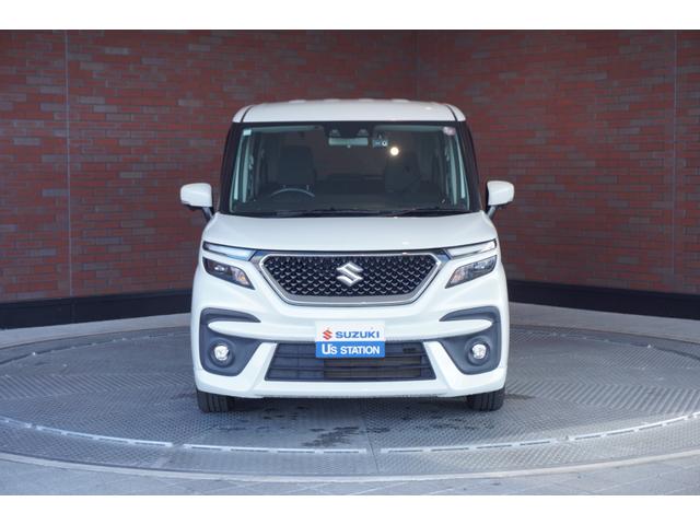 ソリオバンディット ハイブリッドMV 全方位モニター付ナビ ヘッドアップディスプレイ 片側パワスラ 前後ドラレコ フルセグTV ETC ドアバイザー ACC(8枚目)