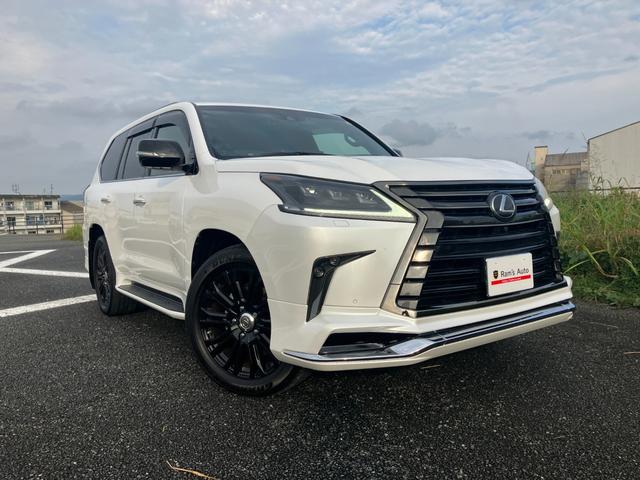 ＬＸ ＬＸ５７０ブラックシークエンス　修復歴無　禁煙車　３列シート８人乗　マークレビンソン　リアエンターテイメント　モデリスタエアロ　ＴＲＤ２１インチ鋳造アルミホイール　セミアニリン本革電動シート　ＶＩＰＥＲセキュリティ　社外レーダー（3枚目）