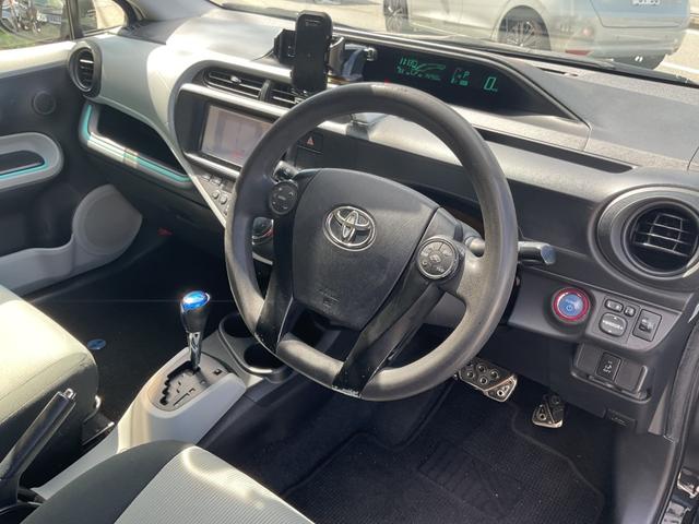 アクア 純正ＳＤナビ（ＮＳＺＴ－Ｗ６２Ｇ）フルセグ・Ｒカメラ・ＢＴ　純正ＳＤナビ（ＮＳＺＴ－Ｗ６２Ｇ）／フルセグＴＶ／Ｒカメラ／ＢＴ／外１５ＡＷ／スマートキー／Ｐスタート／ステアＳ／Ｗ付電格Ｍ／ＥＴＣ／外レーダー／ＥＣＯＭＯＤＥ／ＥＶＭＯＤＥ／サイドバイザー（11枚目）