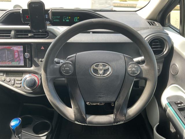 アクア 純正ＳＤナビ（ＮＳＺＴ－Ｗ６２Ｇ）フルセグ・Ｒカメラ・ＢＴ　純正ＳＤナビ（ＮＳＺＴ－Ｗ６２Ｇ）／フルセグＴＶ／Ｒカメラ／ＢＴ／外１５ＡＷ／スマートキー／Ｐスタート／ステアＳ／Ｗ付電格Ｍ／ＥＴＣ／外レーダー／ＥＣＯＭＯＤＥ／ＥＶＭＯＤＥ／サイドバイザー（26枚目）