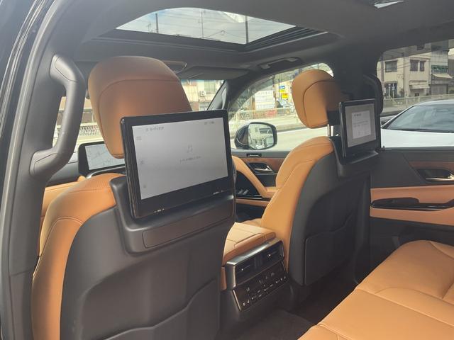 LX LX600 法人ワンオーナー★純正メーカーナビ★フルセグTV★Fモデリスタエアロ★リアエンターテインメントシステム★サンルーフ★茶革シート★クールBOX★デジタルインナーミラー★純正OP22AW★ルーフレール(32枚目)