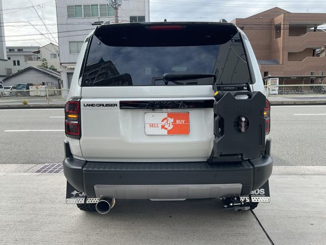 ランドクルーザー２５０ ＺＸ　法人１オナ★純正１２．３ディスプレイオーディオ★ＪＢＬ★ＳＲ★茶革★デジタルインナーＭ★セーフティセンス★チームメイト★ＪＡＯＳフルエアロ＆サイドステップ＆ドライブクロスホイール★ガナドールマフラー（6枚目）