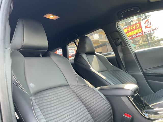 カローラツーリング ハイブリッド　ダブルバイビー　純正ディスプレイオーディオ１０．５インチナビフルセグＴＶ★黒合皮ハーフレザー調シート★セーフティセンス★純正１７ＡＷ★ルーフレール★ＥＴＣ★Ｔｚレーダー★フォグ（21枚目）